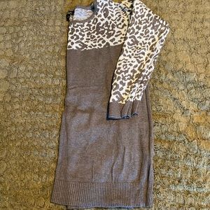 Leopard print sweater